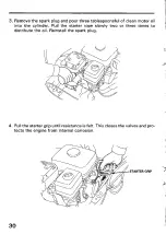 Предварительный просмотр 31 страницы Honda HS522 Owner'S Manual