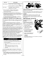 Предварительный просмотр 36 страницы Honda HS550E Owner'S Manual