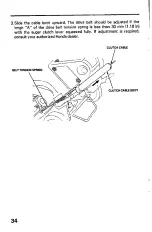 Предварительный просмотр 35 страницы Honda HS621 Owner'S Manual