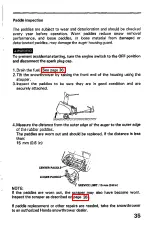 Preview for 36 page of Honda HS621 Owner'S Manual