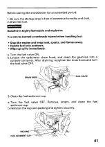 Preview for 43 page of Honda HS622 Owner'S Manual