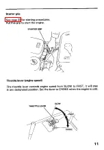 Preview for 12 page of Honda HS624 Owner'S Manual