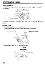 Preview for 33 page of Honda HS624 Owner'S Manual