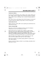 Предварительный просмотр 9 страницы Honda HS724 Owner'S Manual