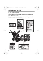 Предварительный просмотр 10 страницы Honda HS724 Owner'S Manual