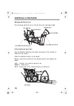 Предварительный просмотр 16 страницы Honda HS724 Owner'S Manual