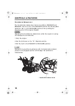 Предварительный просмотр 18 страницы Honda HS724 Owner'S Manual