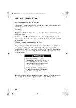 Предварительный просмотр 20 страницы Honda HS724 Owner'S Manual