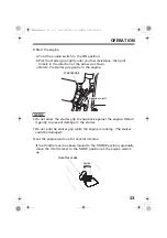 Предварительный просмотр 25 страницы Honda HS724 Owner'S Manual