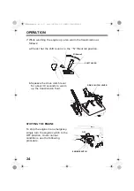 Предварительный просмотр 26 страницы Honda HS724 Owner'S Manual