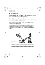 Предварительный просмотр 32 страницы Honda HS724 Owner'S Manual