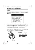 Предварительный просмотр 38 страницы Honda HS724 Owner'S Manual