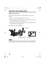 Предварительный просмотр 40 страницы Honda HS724 Owner'S Manual