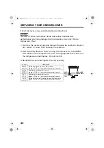 Предварительный просмотр 44 страницы Honda HS724 Owner'S Manual