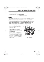 Предварительный просмотр 45 страницы Honda HS724 Owner'S Manual