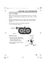 Предварительный просмотр 47 страницы Honda HS724 Owner'S Manual