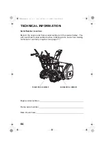 Предварительный просмотр 66 страницы Honda HS724 Owner'S Manual