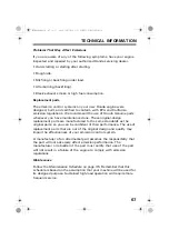 Предварительный просмотр 69 страницы Honda HS724 Owner'S Manual