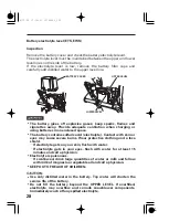 Preview for 28 page of Honda HS760 Manual