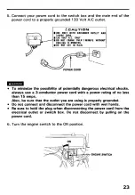 Preview for 24 page of Honda HS828 Owner'S Manual