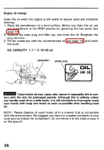 Preview for 37 page of Honda HS828 Owner'S Manual