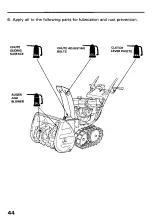 Preview for 45 page of Honda HS828 Owner'S Manual