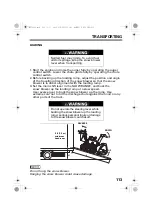 Preview for 115 page of Honda HSM1336i Owner'S Manual