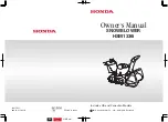 Preview for 144 page of Honda HSM1336i Owner'S Manual