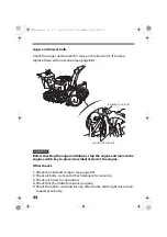 Предварительный просмотр 46 страницы Honda HSM1380i Owner'S Manual