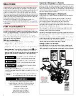 Предварительный просмотр 2 страницы Honda HSS724A Owner'S Manual