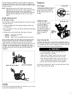 Предварительный просмотр 9 страницы Honda HSS724A Owner'S Manual