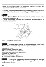 Preview for 30 page of Honda HT-R3811 Owner'S Manual