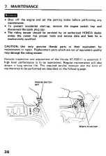 Preview for 40 page of Honda HT-R3811 Owner'S Manual