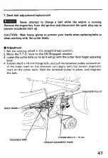 Preview for 49 page of Honda HT-R3811 Owner'S Manual