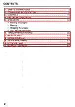 Preview for 4 page of Honda HT4213 Owner'S Manual