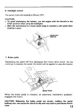 Preview for 15 page of Honda HT4213 Owner'S Manual