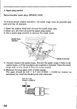 Preview for 46 page of Honda HT4213 Owner'S Manual