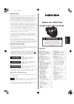 Preview for 41 page of Honda iGX240 Owner'S Manual