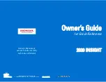 Honda Insight 2020 Owner'S Manual предпросмотр