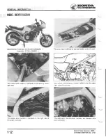 Предварительный просмотр 5 страницы Honda InterceptorVF700F Shop Manual