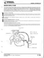 Предварительный просмотр 16 страницы Honda InterceptorVF700F Shop Manual