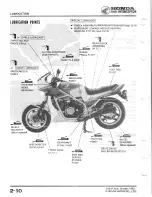 Предварительный просмотр 29 страницы Honda InterceptorVF700F Shop Manual