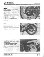 Предварительный просмотр 49 страницы Honda InterceptorVF700F Shop Manual