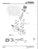 Предварительный просмотр 163 страницы Honda InterceptorVF700F Shop Manual