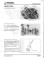 Предварительный просмотр 170 страницы Honda InterceptorVF700F Shop Manual