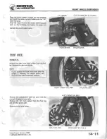 Предварительный просмотр 202 страницы Honda InterceptorVF700F Shop Manual