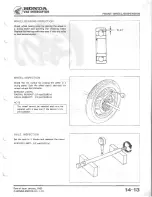 Предварительный просмотр 204 страницы Honda InterceptorVF700F Shop Manual