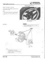 Предварительный просмотр 205 страницы Honda InterceptorVF700F Shop Manual