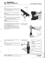 Предварительный просмотр 218 страницы Honda InterceptorVF700F Shop Manual