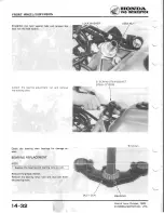 Предварительный просмотр 223 страницы Honda InterceptorVF700F Shop Manual